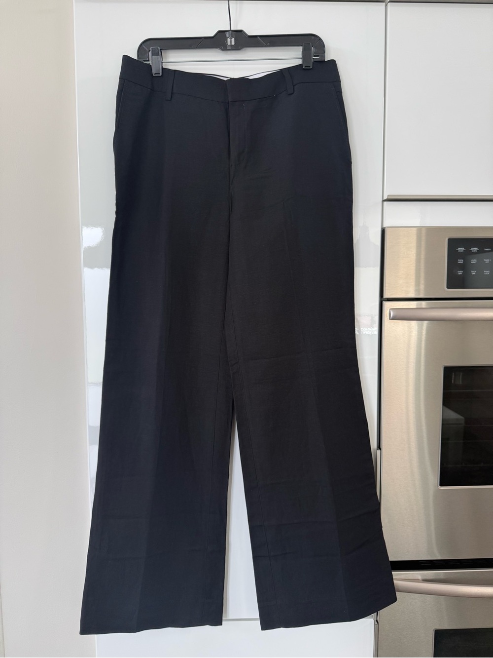 Banana Republic Woman’s Black Dress Pants Linen Blend Size 10 EUC!